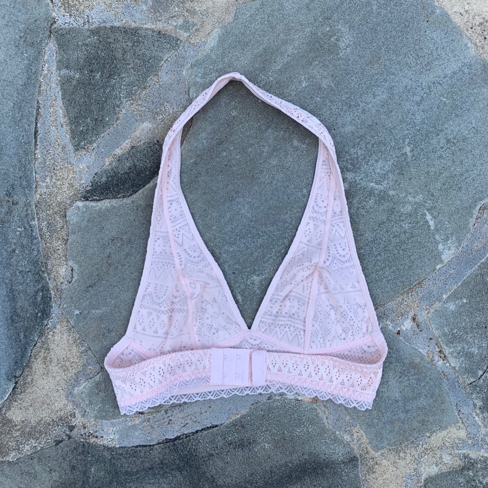 pink bralette